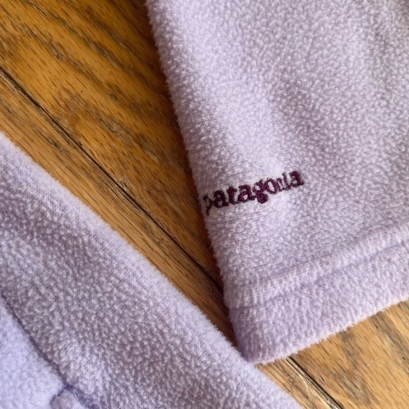 Patagonia Fleece Pullover Hoodie - Lilac/ Lavender Colour - M - Picture 2 of 9
